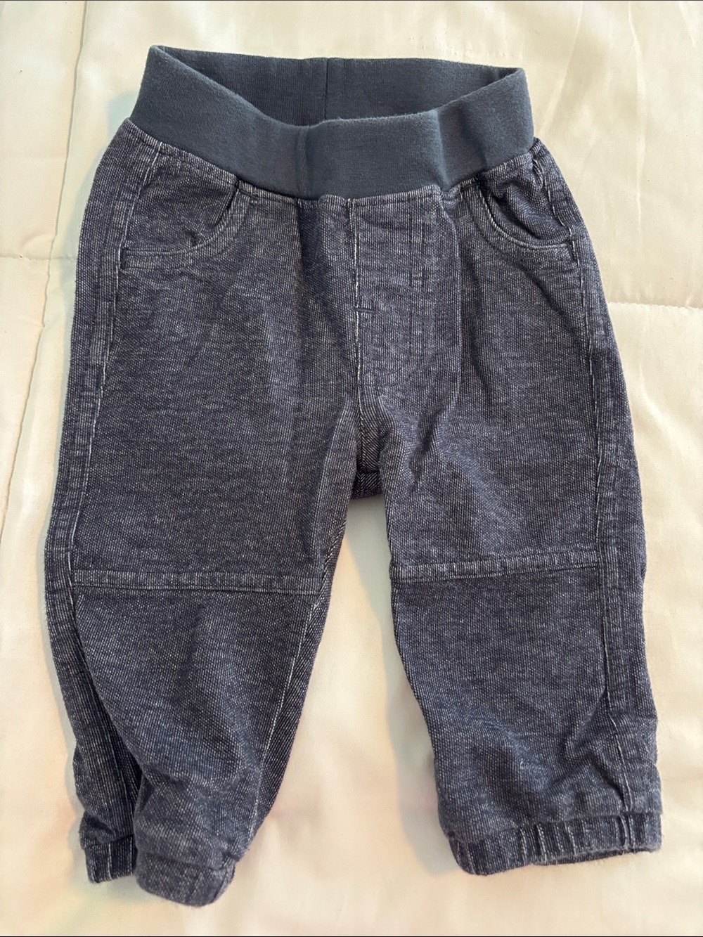 Tea Collection Navy Heather Pull-On Jogger Pants